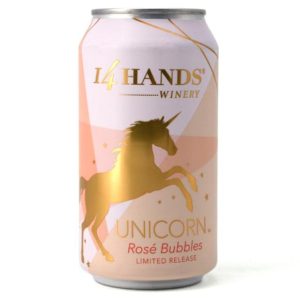 14 Hands Unicorn Rose Bubbles 375ml CN Single