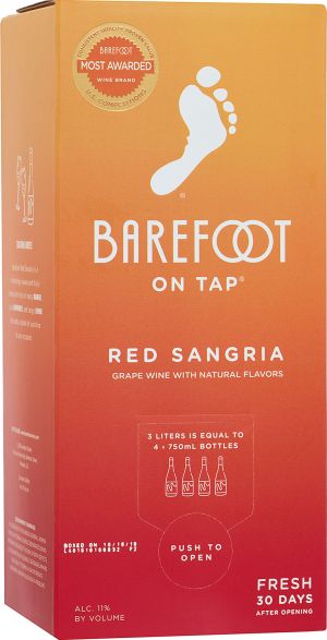Barefoot Red Sangria Box