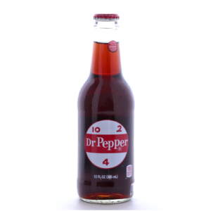 Dr Pepper 12oz Glass BTL