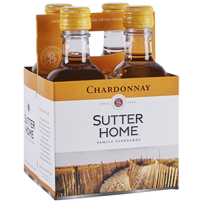Sutter Home Chardonnay 4/187ml BTL