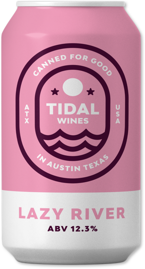 Tidal Wines Lazy River Rosé 4/12oz CN